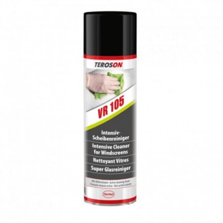 2. CONSUMABILE - Spray spuma curatat geamuri, Teroson® VR 105, curăță geamurile (geamuri auto, oglinzi, faruri), nu lasă dungi, cantitate 500 ml