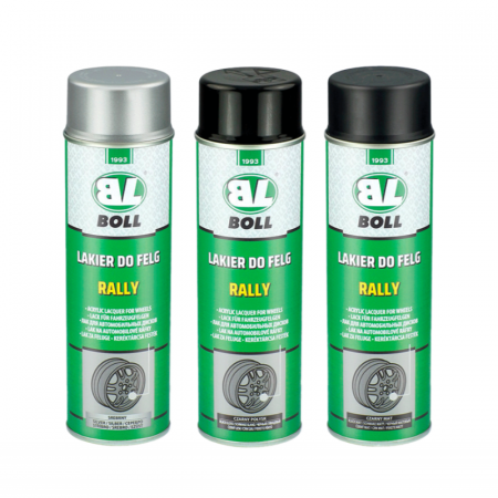 2. CONSUMABILE - Spray vopsea jante, Boll PRBL-1013X, culoare negru/argintiu, cantitate 500 ml