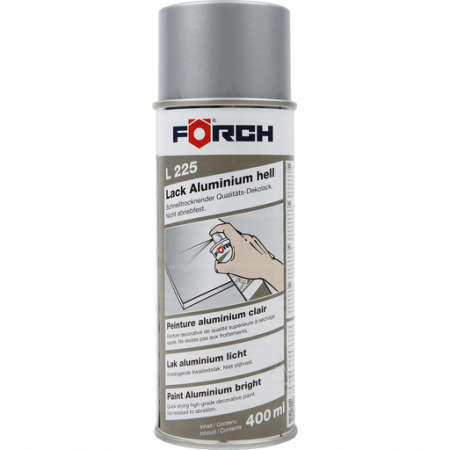 2. CONSUMABILE - Spray vopsea, Forch L225, culoare aluminiu, gramaj 400 ml