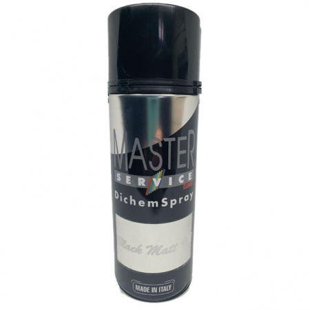 2. CONSUMABILE - Spray vopsea, Master Service Matt, culoare negru mat, cantitate 400 ml