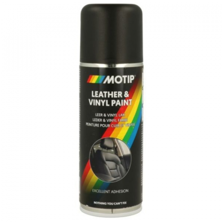 2. CONSUMABILE - Spray vopsea pentru piele, Motip Leather and Vinyl Paint, culoare la alegere, gramaj 200 ml