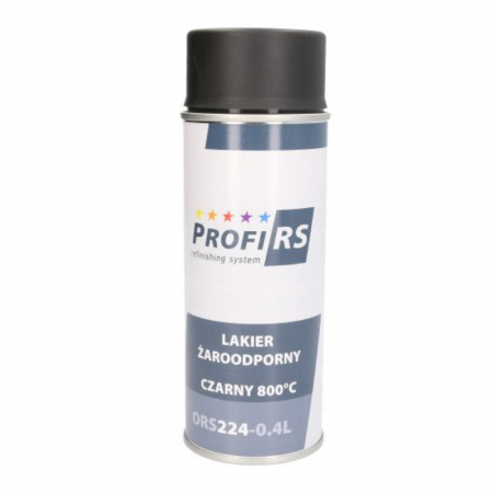 2. CONSUMABILE - Spray vopsea, ProfiRS 0RS224, culoare negru mat, termorezistent, gramaj 400 ml