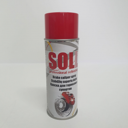Spray vopsea, Soll S700002, culoare rosu, pentru etrier frana, cantitate 400 ml [1]