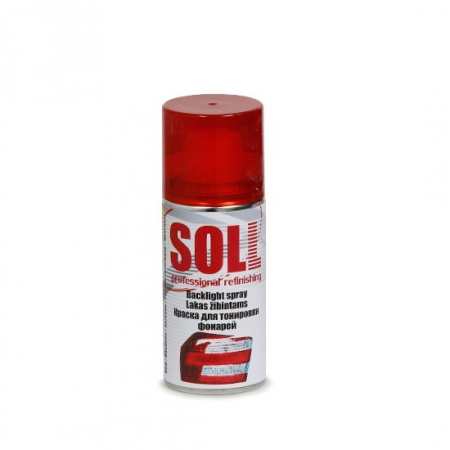 2. CONSUMABILE - Spray vopsea, Soll S700015, culoare negru/rosu pentru stopuri spate, cantitate 150 ml