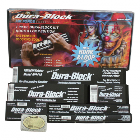 Slefuire manuala - Set blocuri de slefuit, Dura-Block Air Force Professional, 9 piese
