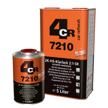Lac auto HS - Pachet lac auto, 4CR 7210 HS SR, 2:1, cantitate 1 / 5 litri + intaritor