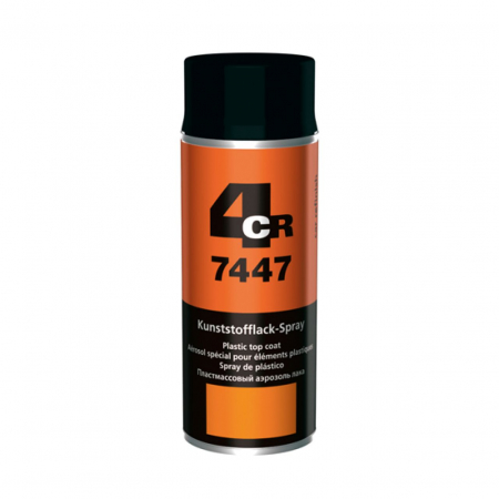 Vopsea Spray - Spray vopsea pentru plastic, 4CR 7447, culoare gri / negru, cantitate 400 ml