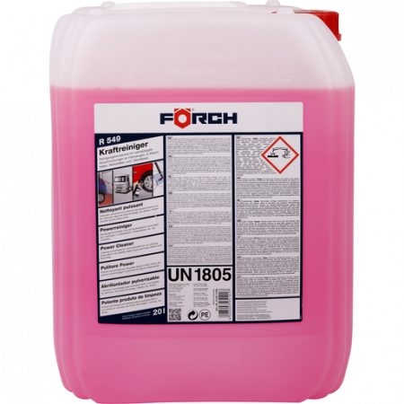 2. CONSUMABILE - Solutie de curatat, Forch R549, Forte, pentru murdarie persistenta, gramaj 20 litri