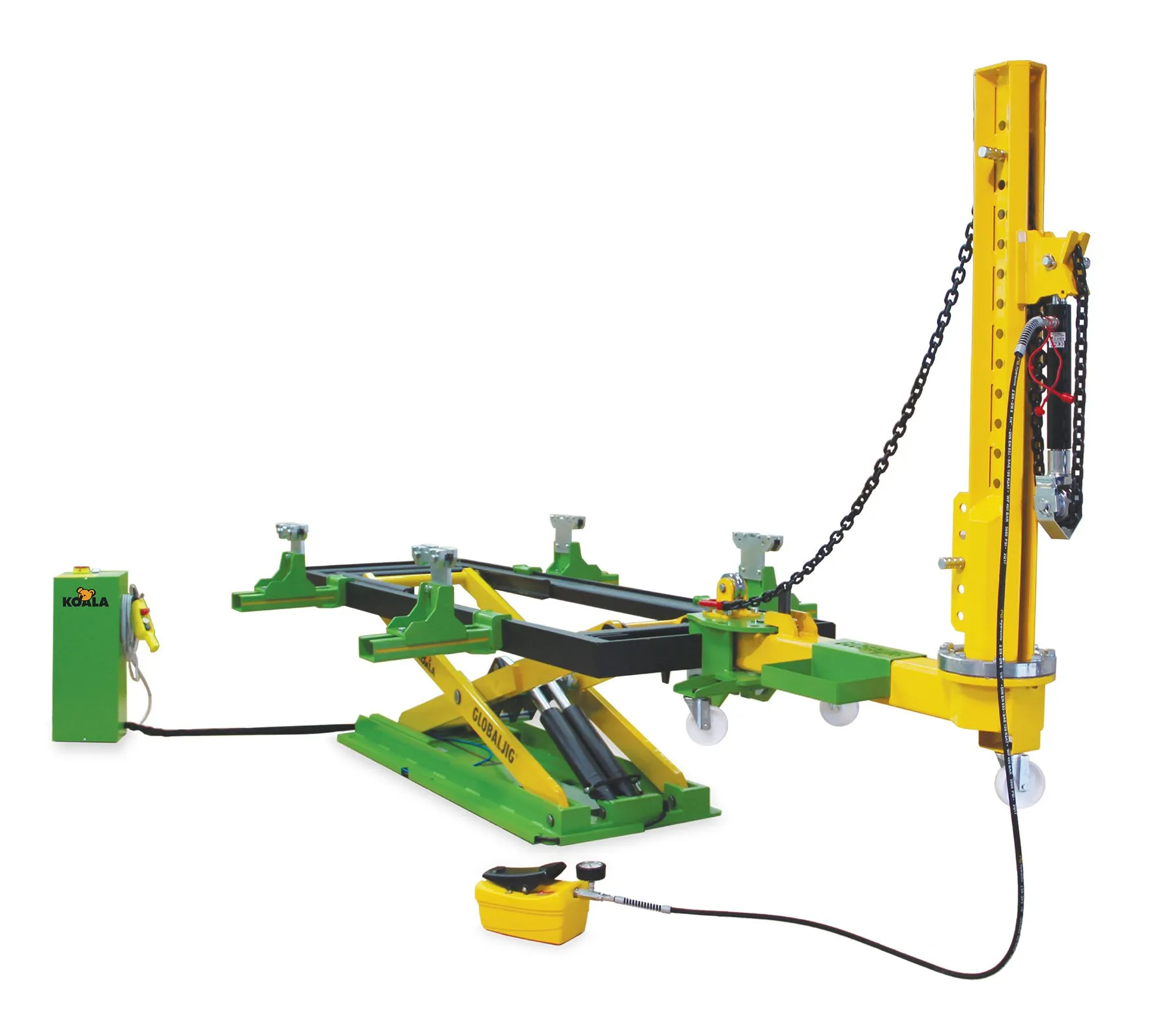 Prese tinichigerie - Stand redresat caroserii, Bellini Systems Koala, capacitate maximă 2500 kg