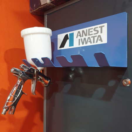 Suport pistol de vopsit, Anest Iwata W2501000500, metalic magnetic, poate fi monta pe perete sau pe masa, pentru 3 pistoale [2]