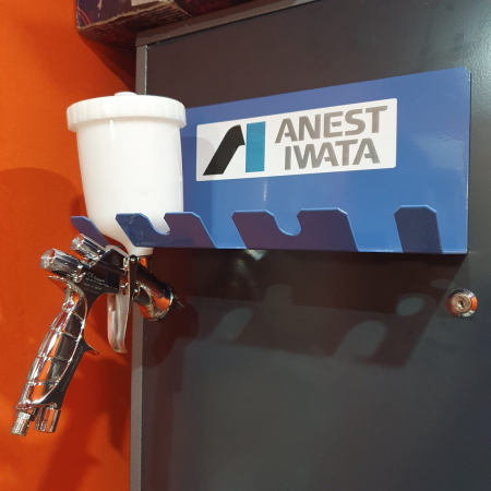 Suport pistol de vopsit, Anest Iwata W2501000500, metalic magnetic, poate fi monta pe perete sau pe masa, pentru 3 pistoale [3]