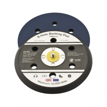 2. CONSUMABILE - Suport de slefuire dur, Flexipads FP17415, prindere 5/16, diametru Ø 150 mm, 6 gauri