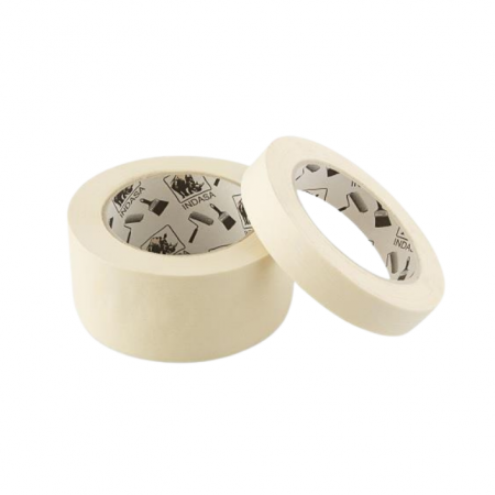 Banda mascare - Banda mascare hartie, Indasa IND 515XX, rezista pana la 60 °C, culoare bej, lungime 45 metri