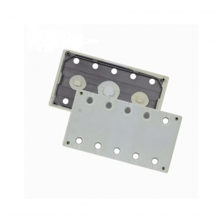 Talpa cauciuc, Rupes 983.002, 10 gauri, pentru masina de polisat orbitala, dimensiune 115 x 210 mm [1]