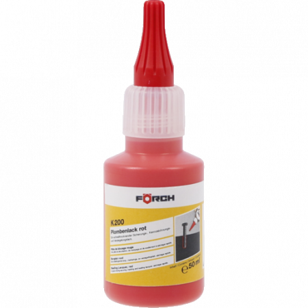 2. CONSUMABILE - Vopsea de sigilare, Forch K200, culoare rosu, gramaj 50 ml