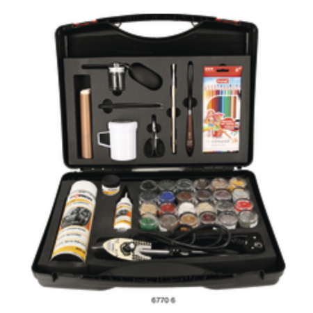 2. CONSUMABILE - Trusa profesionala reparatie , Forch 6770 6, pentru reparatie textile, mocheta, tapiterie