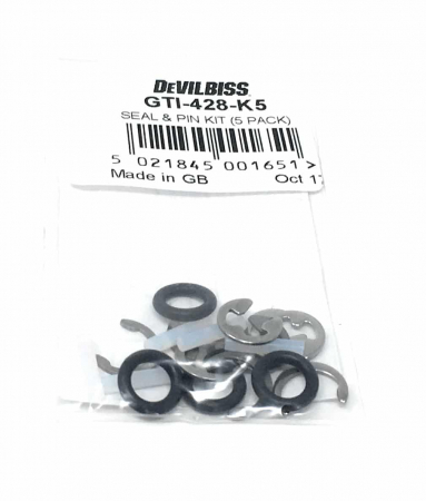 1. PISTOALE VOPSIT - Kit reparatie, DeVilbiss GTI-428-K5, pentru pistol de vopsit GTI PRO,