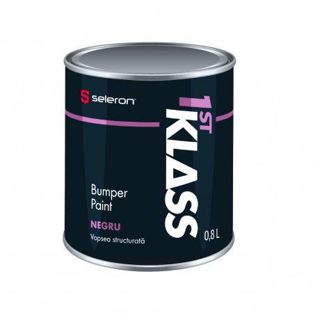 Vopsea Ready Mix - Vopsea structurata pentru plastic, Klass Bumper Paint, culoare la alegere, cantitate 0.8 litri