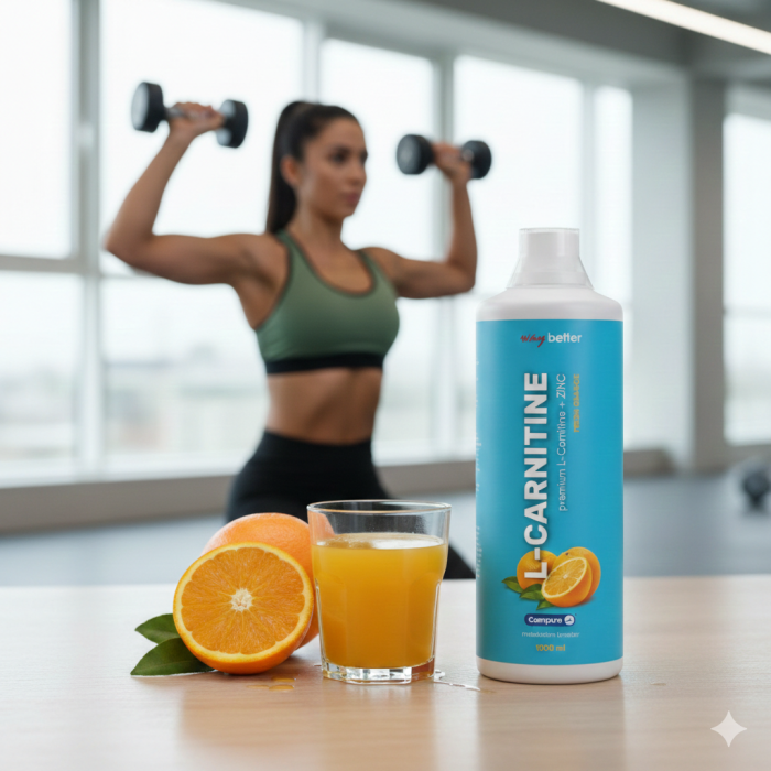 L-Carnitină lichidă CARNIPURE ® + Zinc 1L. Aromă de portocale [2]