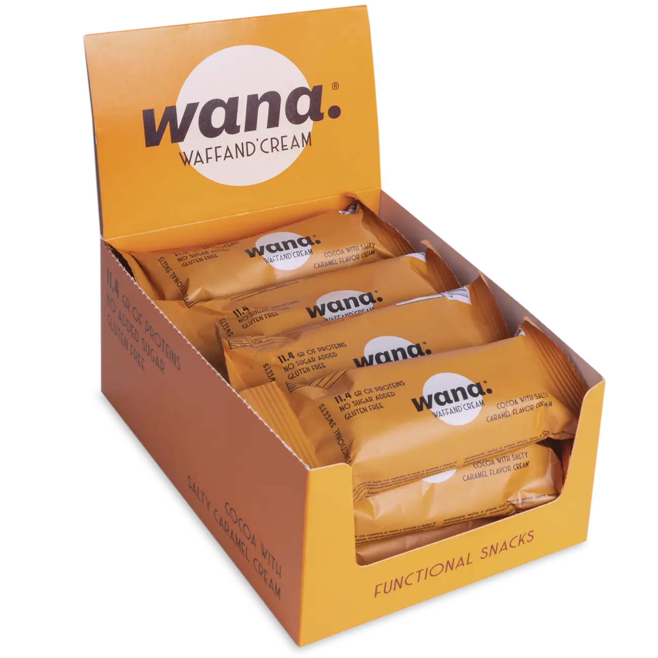 Napolitană proteică WANA WAFF'AND CREAM- 43 g [4]