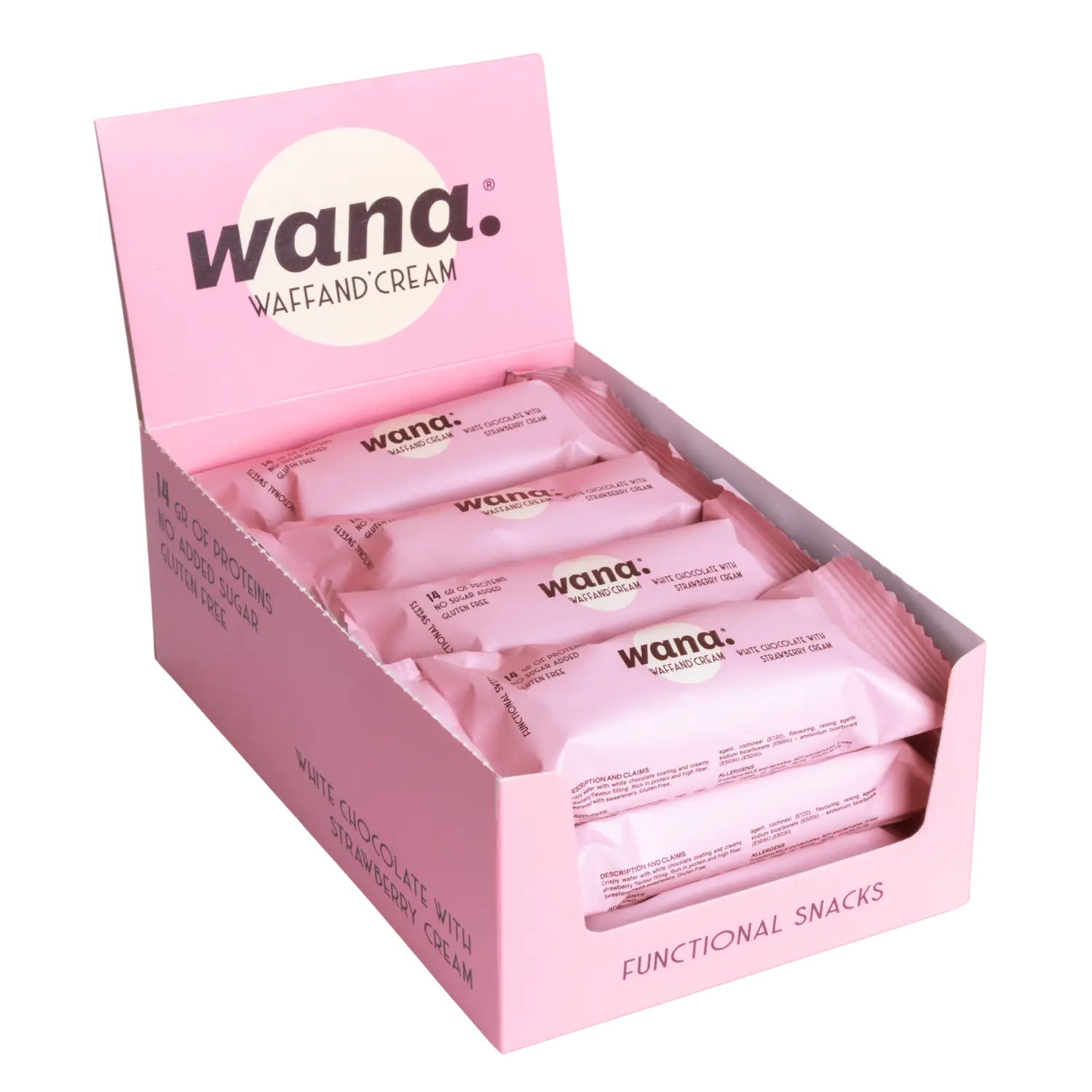 Napolitană proteică WANA WAFF'AND CREAM- 43 g [3]