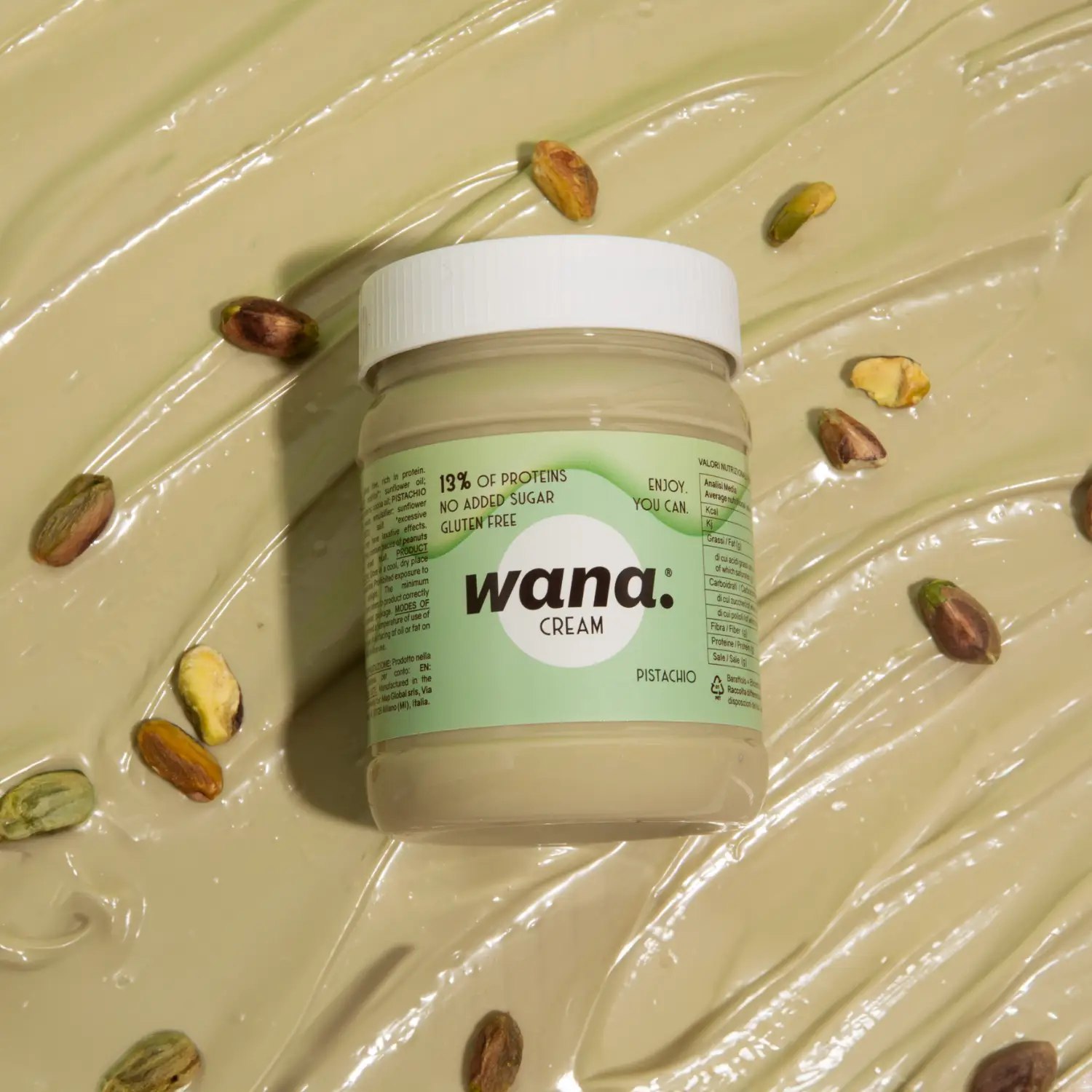WANA CREAM - cremă proteică tartinabilă 250 g [3]