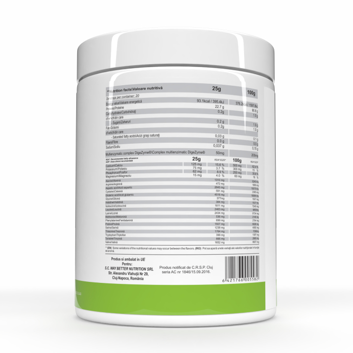 Whey Better Isolate 500 g - fără aromă - sursă grass fed [3]