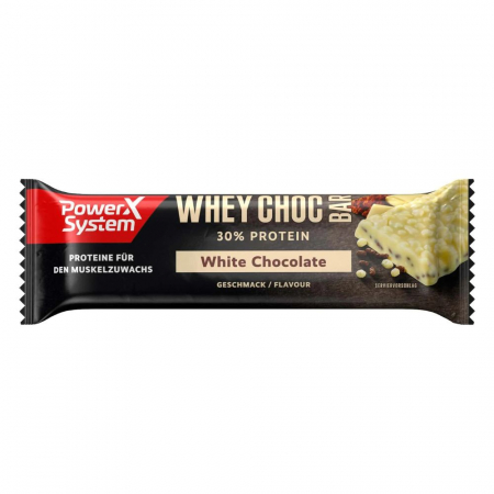 TOATE PRODUSELE - Baton Proteic POWER SYSTEM Whey Ciocolata alba 30%