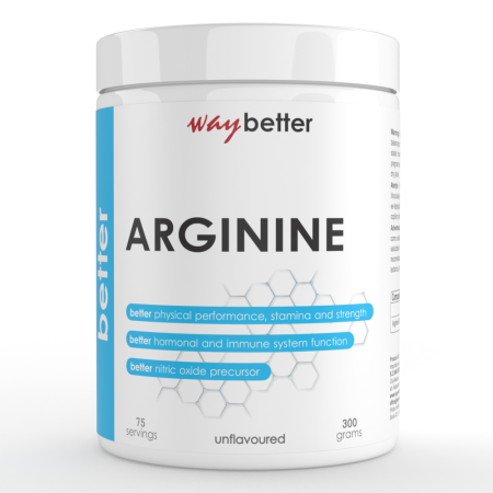 WAY BETTER - L-Arginină – pompare musculară și oxid nitric | Way Better