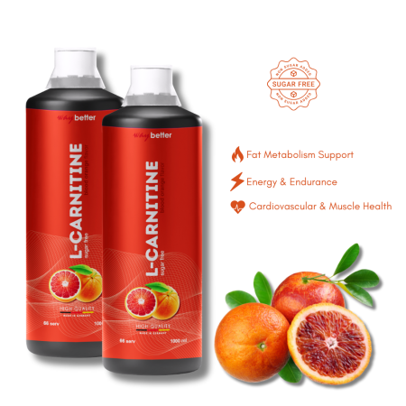 PRODUSE PENTRU SLĂBIT - BETTER L-Carnitine - lichid 1L - ofertă 1+1