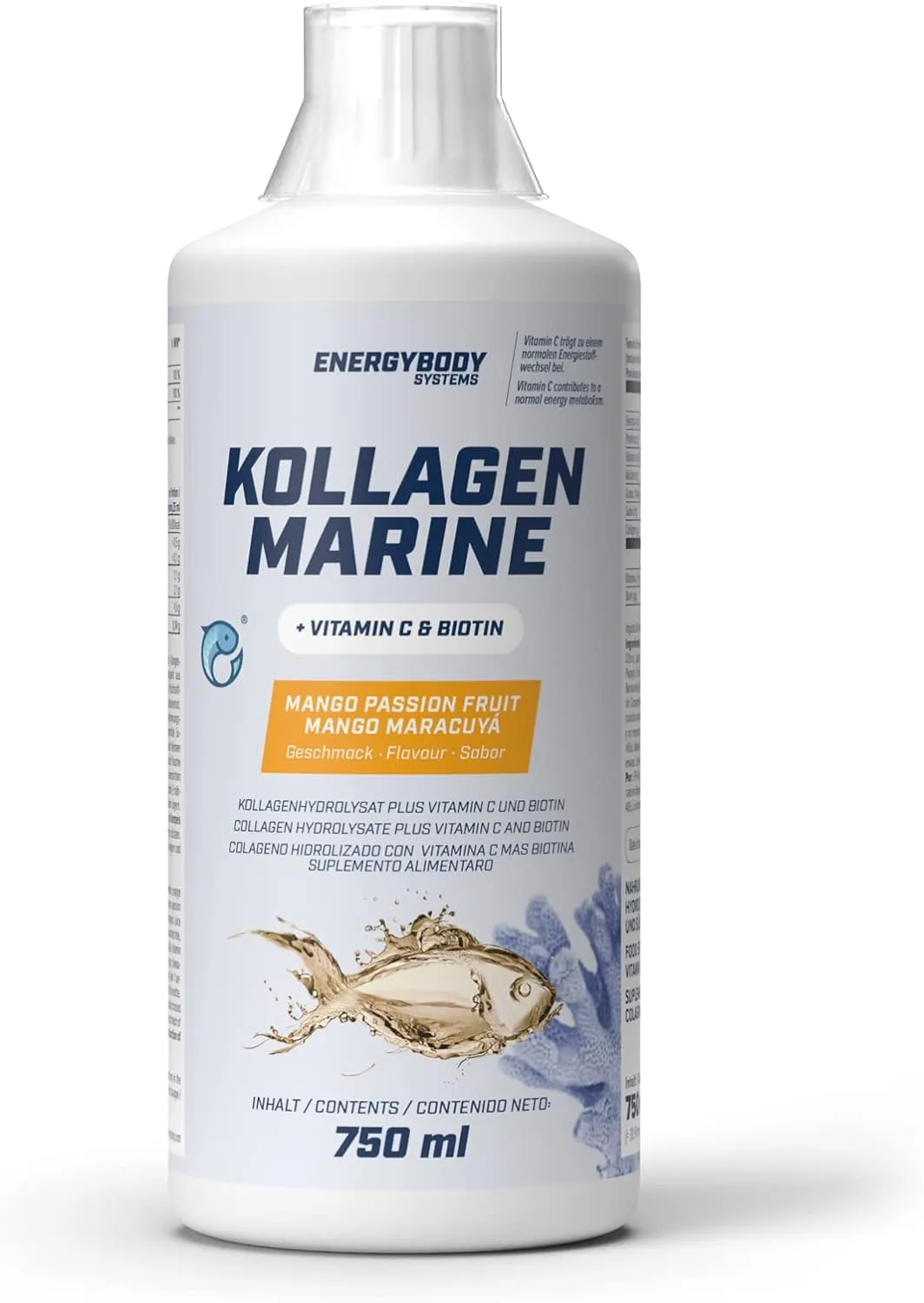 MASĂ MUSCULARĂ - Colagen Marin - mango și fructul pasiunii