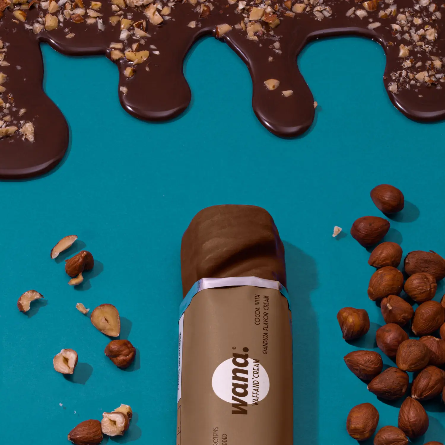 BATOANE PROTEICE - Napolitană proteică WANA WAFF'AND CREAM- 43 g