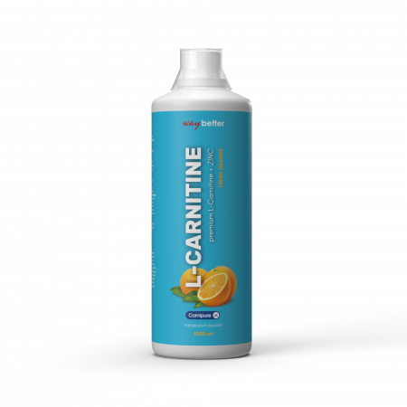 PRODUSE - L-Carnitină lichidă CARNIPURE ® + Zinc 1L. Aromă de portocale