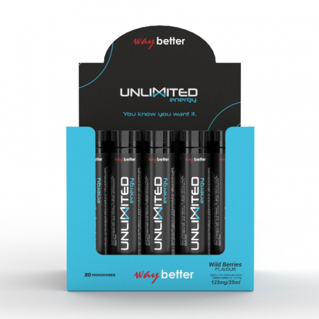 TOATE PRODUSELE - Unlimited Energy shot - wild berries - 25 ml
