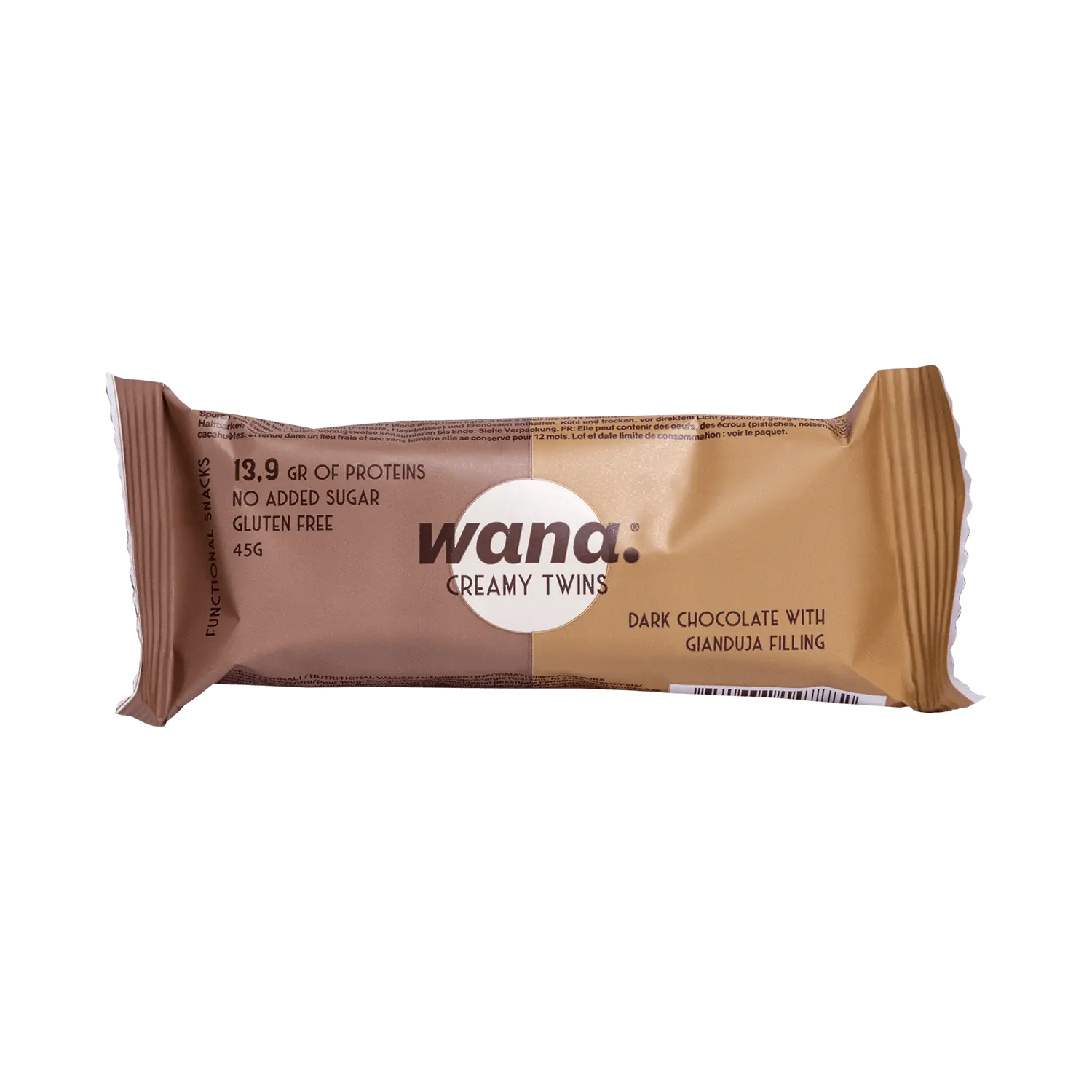 Baton proteic WANA CREAMY TWINS - 45 g [2]