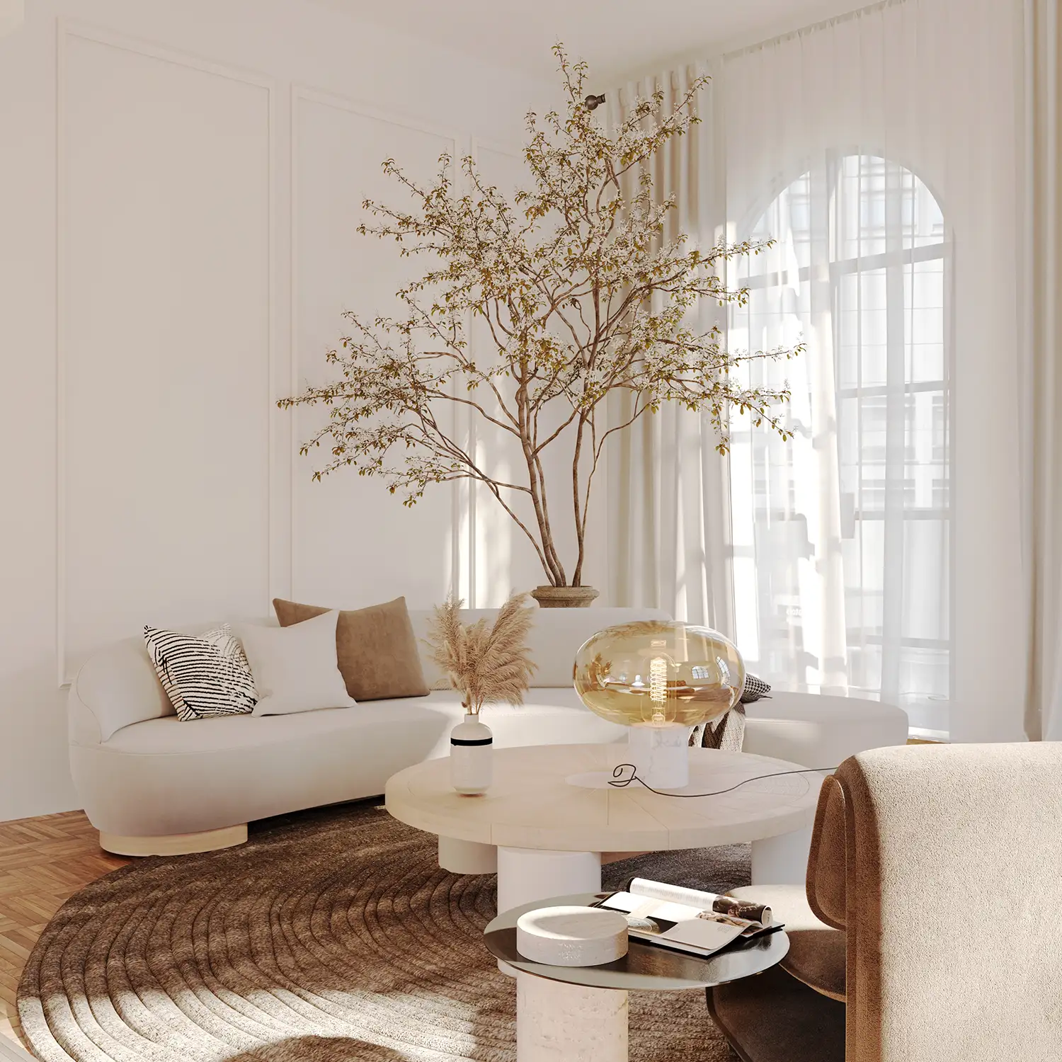 MAXLIGHT T0056 veioza MOONSTONE AMBER GLASS + WHITE MARBLE [6]