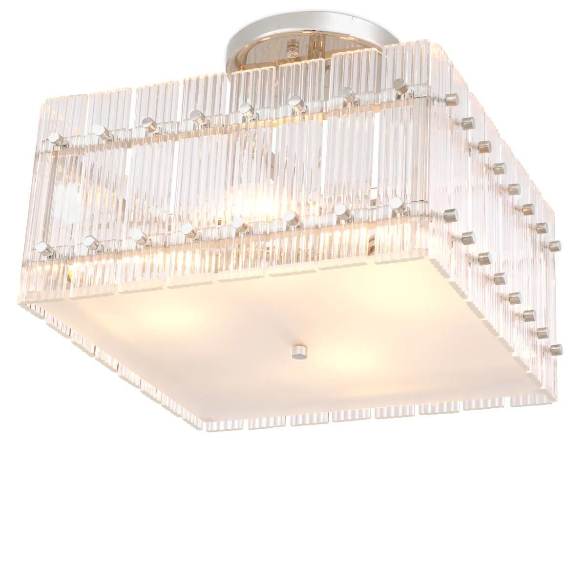 115536 Ceiling Lamp Ruby square Nickel finish | clear glass | frosted glass [3]