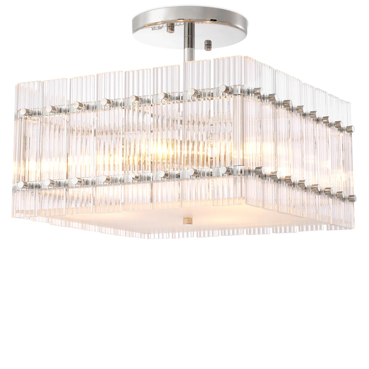 115536 Ceiling Lamp Ruby square Nickel finish | clear glass | frosted glass [5]