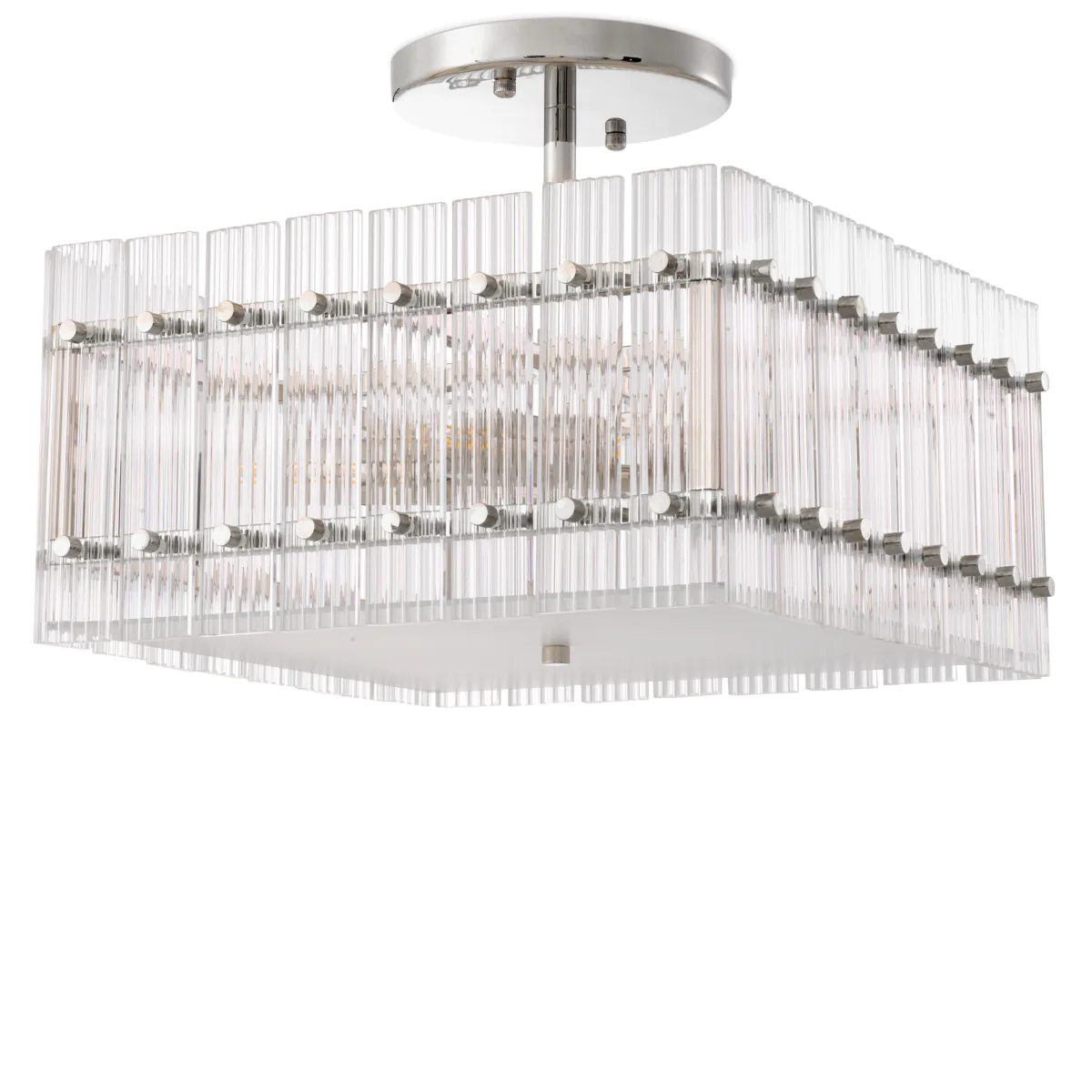 115536 Ceiling Lamp Ruby square Nickel finish | clear glass | frosted glass [4]