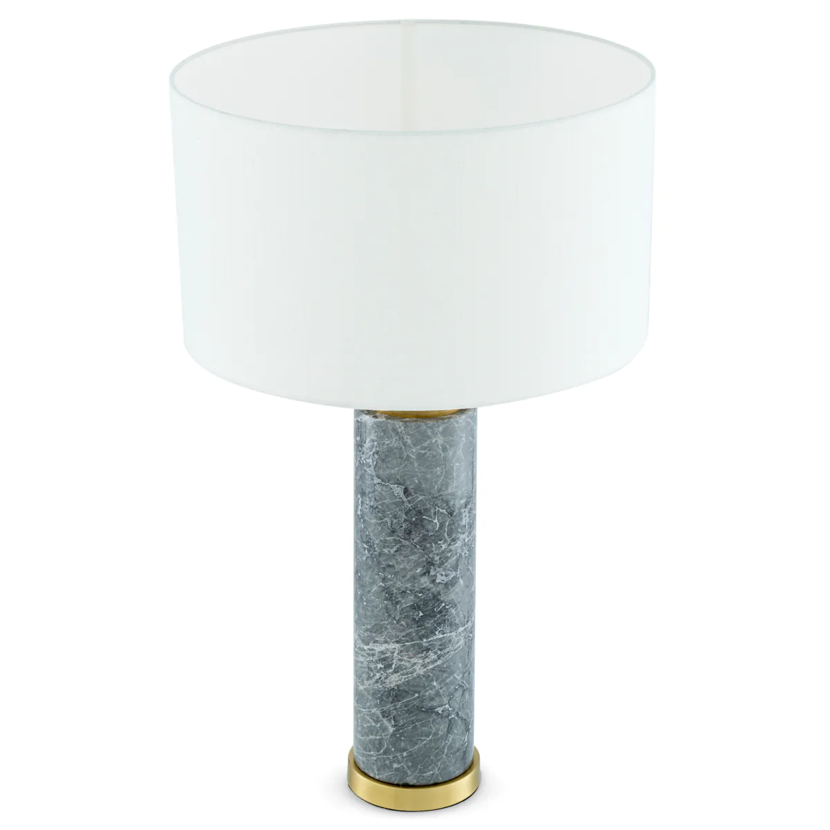 115999 Table Lamp Lxry Grey marble | antique brass finish [3]