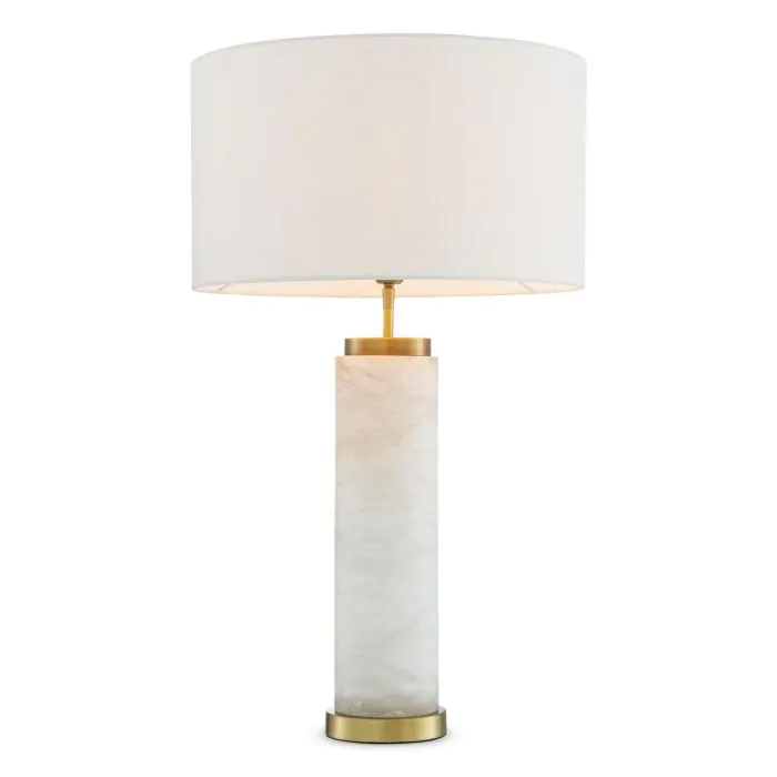 116000 Table Lamp Lxry alabaster | antique brass finish - Copie [2]