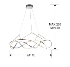 Suspensie moderna cu LED MOLLY 763585 - SCHULLER [2]