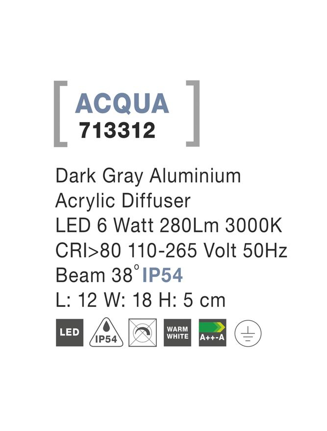 ACQUA aplica exterioara LED 713312 [4]