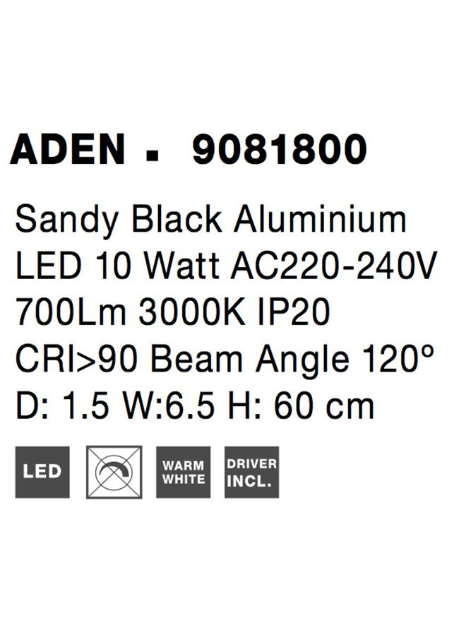 Aden I Ap60 - Aplica moderna LED  - LINIAR [6]