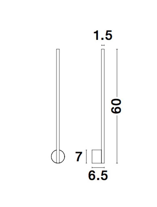 Aden I Ap60 - Aplica moderna LED  - LINIAR [5]