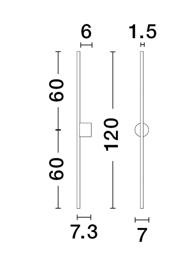 Aden II Ap120 - Aplica moderna LED  - LINIAR [4]