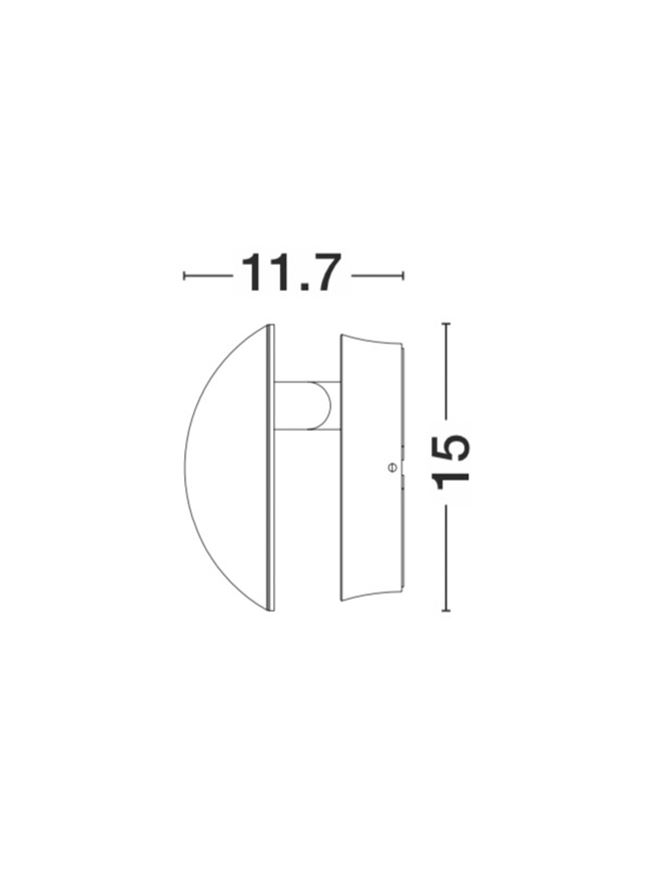 AGILE aplica exterioara LED 833426 [3]