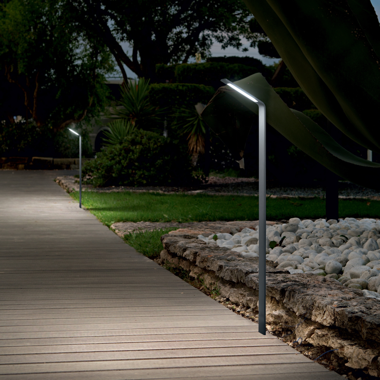 AGOS PT H80 Antracit 3000K - stalp de exterior [2]