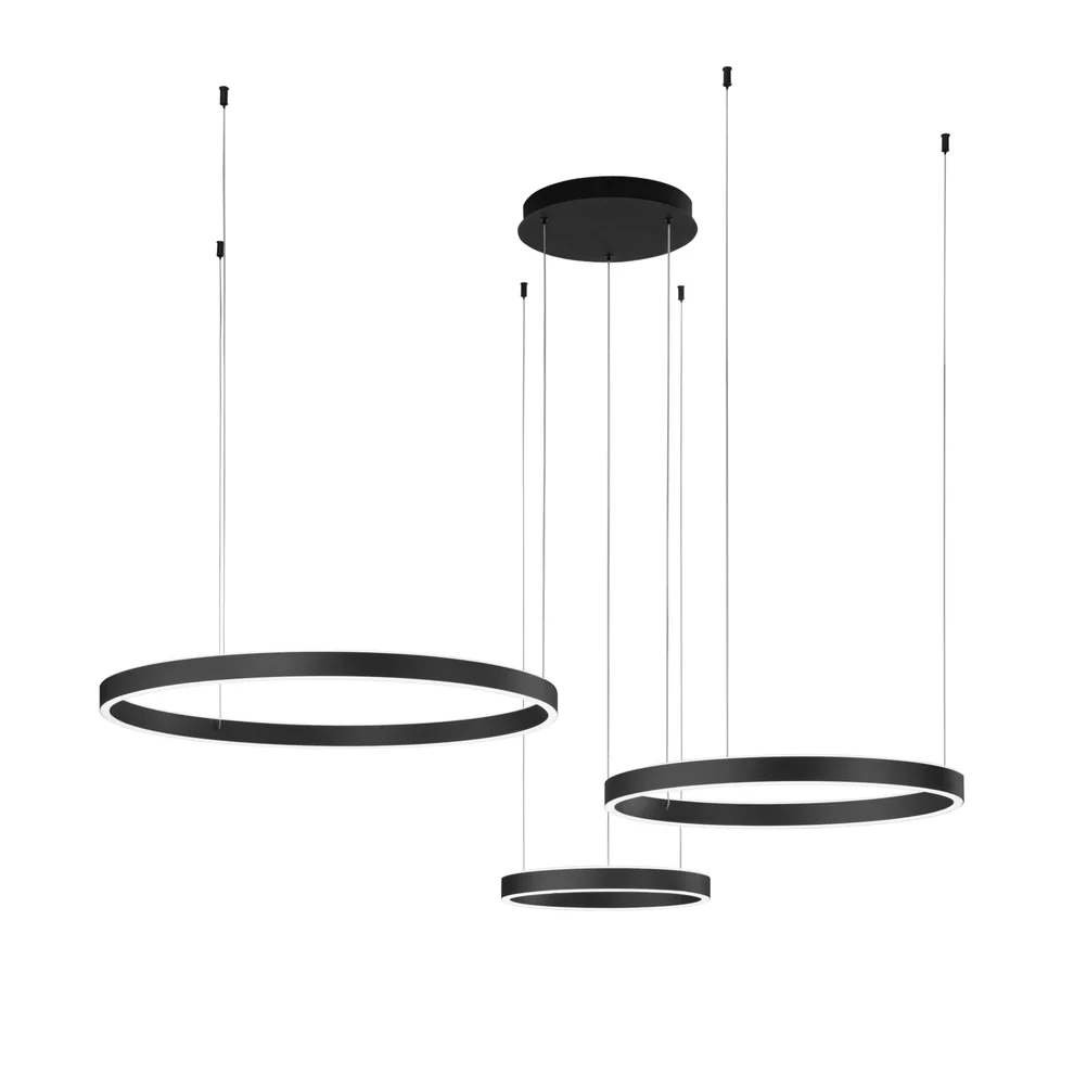 Suspensie moderna LED - LED-AKROBAT-S3 - finisaj alb, negru, auriu [1]