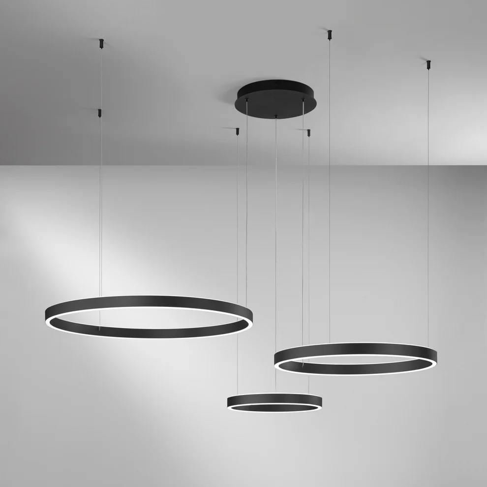 Suspensie moderna LED - LED-AKROBAT-S3 - finisaj alb, negru, auriu [2]